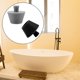 thumbnail image 5 of (Negro, Gris) 2 tapones universales para bañera, tapón de desagüe de baño, tapón de desagüe de silicona, tapón de bañera, tapón de fregadero de cocina., 5 of 5