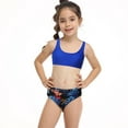 thumbnail image 4 of Uccdo Girls Two Piece Swimsuits Kids Tween Girl Bikini Set Bathing Suit Swimwear 6-14T, 4 of 6