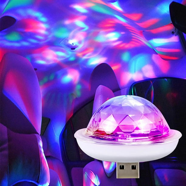 Lutabuo Car USB Ambient Light DJ RGB Mini Colorful Led Android