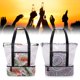thumbnail image 3 of Bolsa De Picnic, Compartimento De Nevera De Malla Con Cremallera, Bolsa De Playa Cerrada, Bolsa De Picnic, Bolsa De Refrigeración Para Exteriores, Verano, Camping, Picnic Guardurnaity OD015739-02, 3 of 6