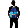 thumbnail image 2 of Mochila TYR Big Mesh Mummy para nadar en mojado, gimnasio, azul/amarillo, 2 of 3