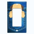 thumbnail image 5 of Metal Light Switch Plate Cover Cute Pug Puppy Dog Pocket DOG009, 5 of 20