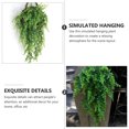 thumbnail image 4 of Raindrops 2Pcs Fake Plants Leaves Green Hanging Decor for Easy Maintenance, 4 of 7