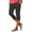 Black, variant on Minjewel Capri Pants for Women - Casual Stretch High Waist Abdominal Yoga Pants Soft Compression - Workout Base 7/8 Length Bottoms,Yellow 2XL