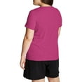 thumbnail image 4 of Champion Women's Plus Size Graphic V-Neck T-Shirt, 4 of 5