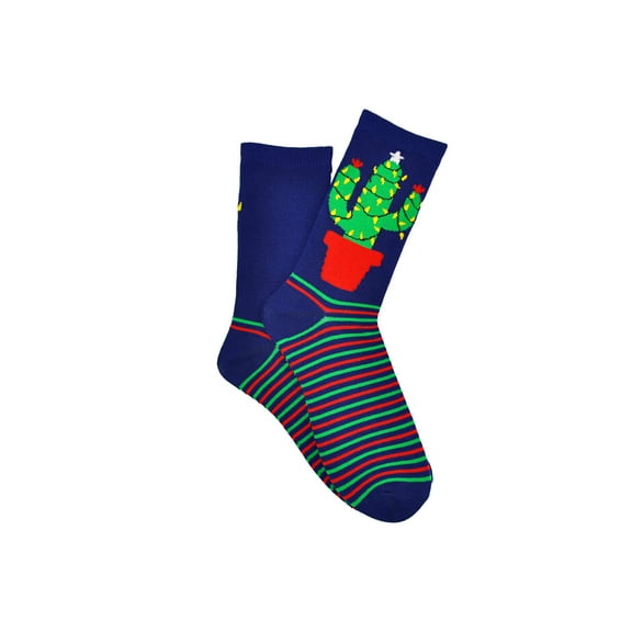 Everything Legwear Cactus Christmas Crew Sock
