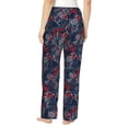 thumbnail image 3 of Naloa Cool Red Off-Road Vehicle Print Women’s Ultra-Soft Comfy Pajama Lounge Pants with Pockets & Drawstring, 3 of 8
