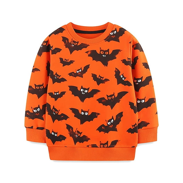 GDREDA Chandails à Capuchon et Chandails pour Garçons Automne Chandail à Capuchon pour Garçon Style Européen Halloween Veste pour Enfants Manches Longues Tricoté Col Rond Chandail