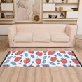 thumbnail image 2 of Yayeee Runner Rug for Bedroom 2'x6' Machine Washable Hallway Non Slip Mat, Playful Strawberries, 2 of 8