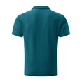 thumbnail image 5 of Breeze Polo Shirts for Men Short Sleeve Beer Belly Collared Textured Shirt Stretchy Quick Dry Golf Casual Cool Tops, M, 5 of 6