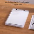 thumbnail image 2 of Amdohai Plastic Clipboard Storage Case Box Large Capacity Nursing Clipboard Document Paper Holder File Folder, 2 of 8