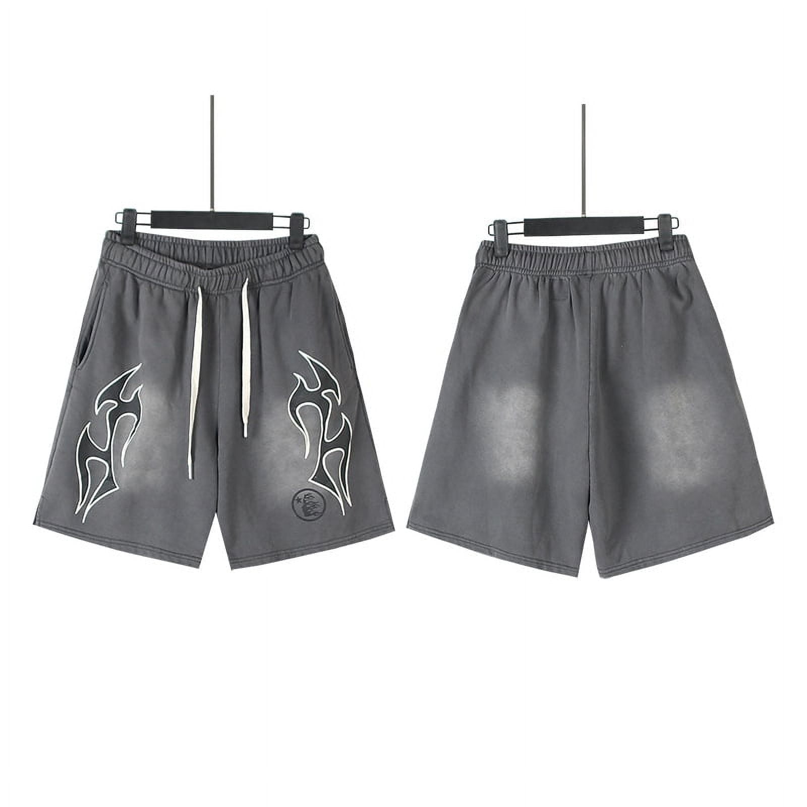 2025 trendy hellstar Hell star wash high quality casual shorts for