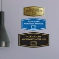 thumbnail image 2 of Signs ByLITA Fancy Please Clean Microwave After Use Vector Sign - Kitchen Signs | Durable Material | Cleaning Reminder | Easy Installation Sign (Red) - Medium, 2 of 7
