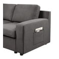 thumbnail image 4 of Waylon Linen 6-Seater U-Shape Sectional Sofa Chaise  -Gray, 4 of 5