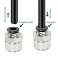 thumbnail image 5 of Uxcell 6 Pcs 1/4 Inch OD Tube to 3/8 Inch NPT Male Thread Push to Connect Fittings, 5 of 6
