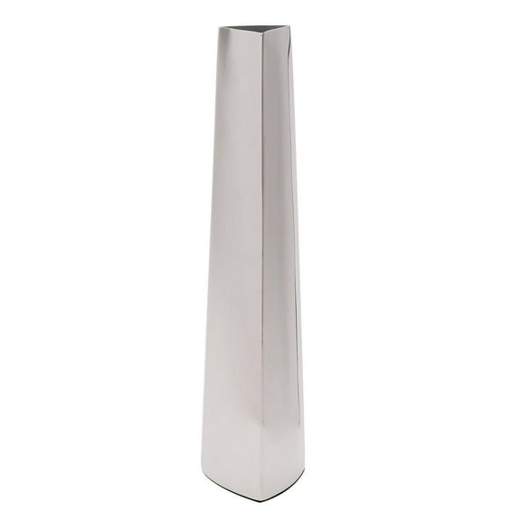 Hestia Polished Silver Flower Vase - Large