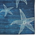 thumbnail image 5 of Linon Outdoor Washable Area Rug Collection, Blue and Light Blue, 7' x 9', 5 of 8