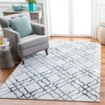 thumbnail image 2 of SAFAVIEH Martha Stewart Isabella Diamond Area Rug, Ivory/Grey, 8' x 10', 2 of 8