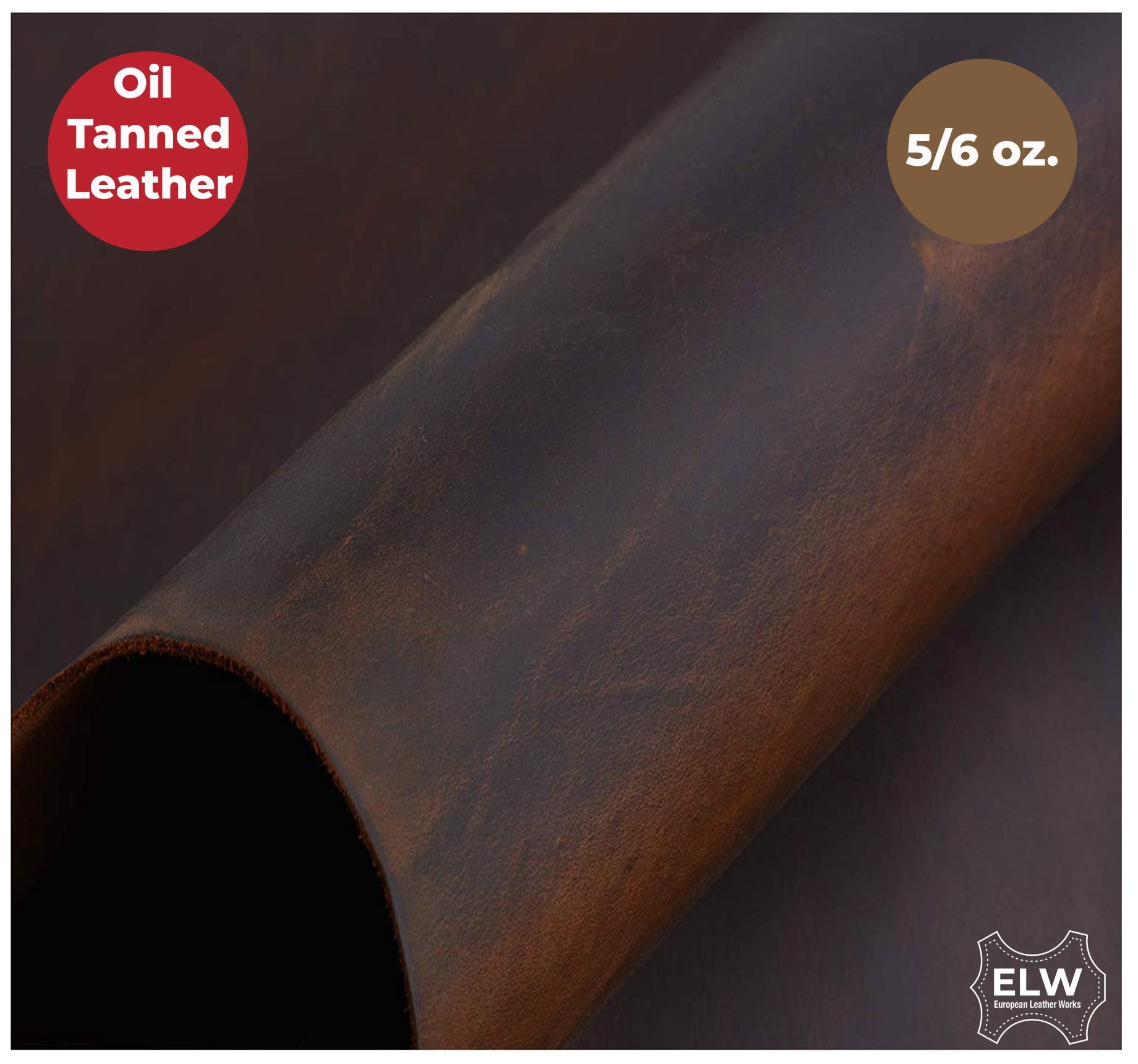 Cowhide Natural Leather Thickness 2mm Wax Leather 1 piece Leather Retro style