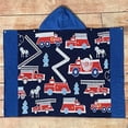 thumbnail image 4 of Toalla de baño para niños, envoltura para niños y niñas, toallas de playa con capucha para piscina, albornoz, algodón absorbente de felpa suave Sailing  Electrónica, 4 of 5