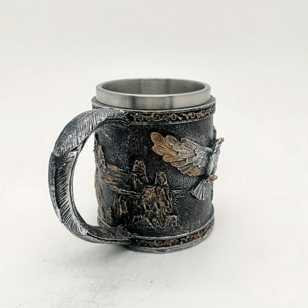 

Winged Mug Stainless Steel Coffee Mug Vintage Water Cup Bar Decoration Vintage Home 2024 Clearance Fall Savings Lastest Upgare