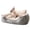 Light Grey_L, variant on AOOOWER Cats Bed Dog Sofa Hairy Soft Calmed Dog Bed Pet Elegant Plush Sleep Bed