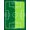 Green, Pattern 19, variant on ODIKA 8'x10' Washable Area Rug Athletic Field Featuring Bold Stripes And Penalty Box Graphics for Dining Room, Large Office, Lounge, Non-Slip Chair-Friendly Mat