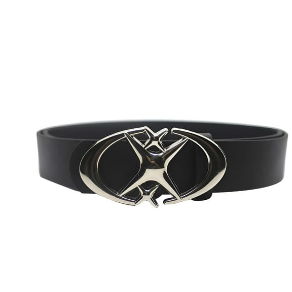 TELOLY Vintage Cross Metal Waistband Men Women Belt Punk Moon Star Buckle Belt Gothic Goth Belt