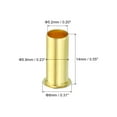 thumbnail image 2 of Uxcell 2.5mm Tubo OD Manguitos de Compresión de Latón Accesorios de Manguito de Latón 10 Paquetes, 6mm 50, 2 of 6