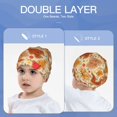 thumbnail image 6 of Sikiie Autumn Animal Maple Leaves Toddler Beanie Kids Beanie Hat Warm Winter Hats for Boys Girls Knit Cap, 6 of 7