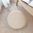 thumbnail image 4 of Mightlink Seat Cushion Cover Soft Protective Solid Color Round Stool Chair Seat Flannel Protector Home Decor for Banquet, 4 of 7