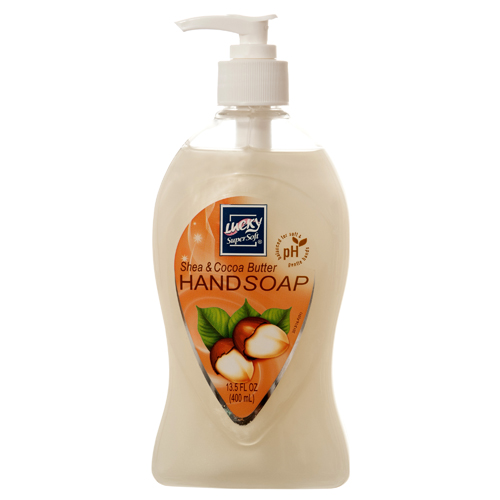 New 315742 Lucky Liquid Soap 13.5Z Shea & Cocoa Butter (12Pack) Hand