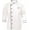 White, variant on Modeling Men's 3/4 Sleeve Chef Coat Polycotton Uniform Jacket for Food Service and Bakers