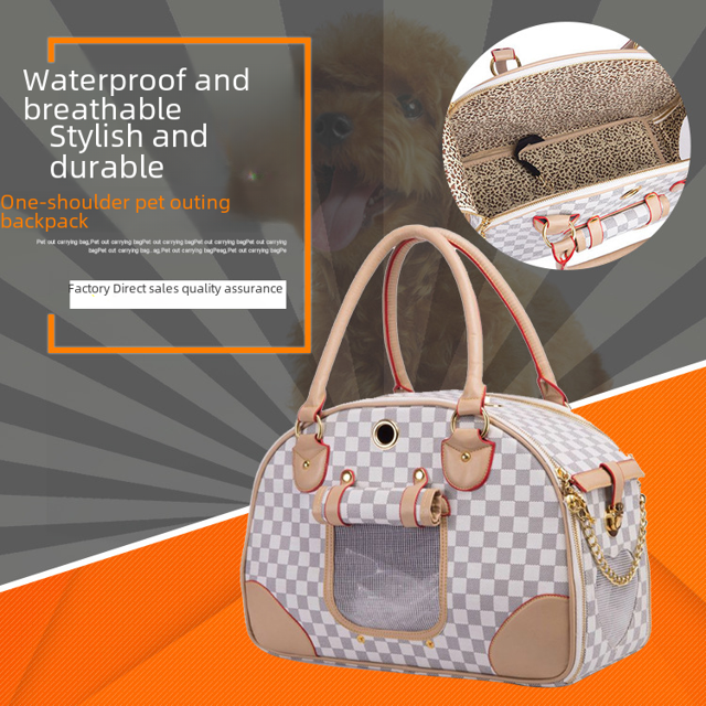 Bolsa para gatos, bolsa de transporte para salir, para las cuatro estaciones, gran capacidad, para el hombro, transpirable, para exteriores, para mascotas, mochila, suministros.