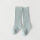 thumbnail image 1 of 18 colores nuevos sólidos para bebés, niños y niñas hasta la rodilla, calcetines largos de algodón transpirable a rayas, calcetín suave para niños, calcetines de uniforme escolar para niños Tan Jianjun unisex, 1 of 2