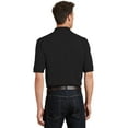 thumbnail image 2 of Port Authority Pique Knit Polo with Pocket (K420P) Black, 2XL, 2 of 2