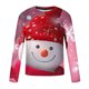 thumbnail image 4 of Blusas y camisas de manga larga con cuello redondo para hombre, blusa informal de manga larga con cuello redondo y estampado, blusa de poliéster para hombre, 4 of 4