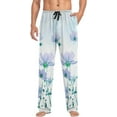 thumbnail image 4 of Beautiful Cosmos Flowers Ghost Pajama Pants, Men's Lounge Pants Light with Drawstring and Pockets, Christmas New Year Birthday Father's Day Gifts, Medium, 4 of 7