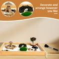 thumbnail image 6 of Keyohome Zen Garden Kit DIY Zen Sand Set Mini Desktop Zen Decor Garden Funny Meditation Zen Sand Gift with Artificial Tree Bridge 19x28cm, 6 of 9