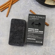 Essentials by Spongelle Mens Sandalwood Body Buffer