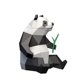thumbnail image 1 of 1 Uds 3 uds 3D Origami papel hecho a mano Animal Origami para niños Arte de papel 3D papel Animal Panda brillar Electrónica, 1 of 5