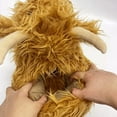 thumbnail image 2 of Pantoufles de Vache Écossaise en Peluche, Pantoufles Intérieures Chaudes et Douces, 2 of 5
