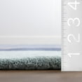 thumbnail image 2 of Rugs USA Greenwich Abstract Wool Area Rug, 5' x 8', Shaped, Greenwich Blue Multicolor, 2 of 9