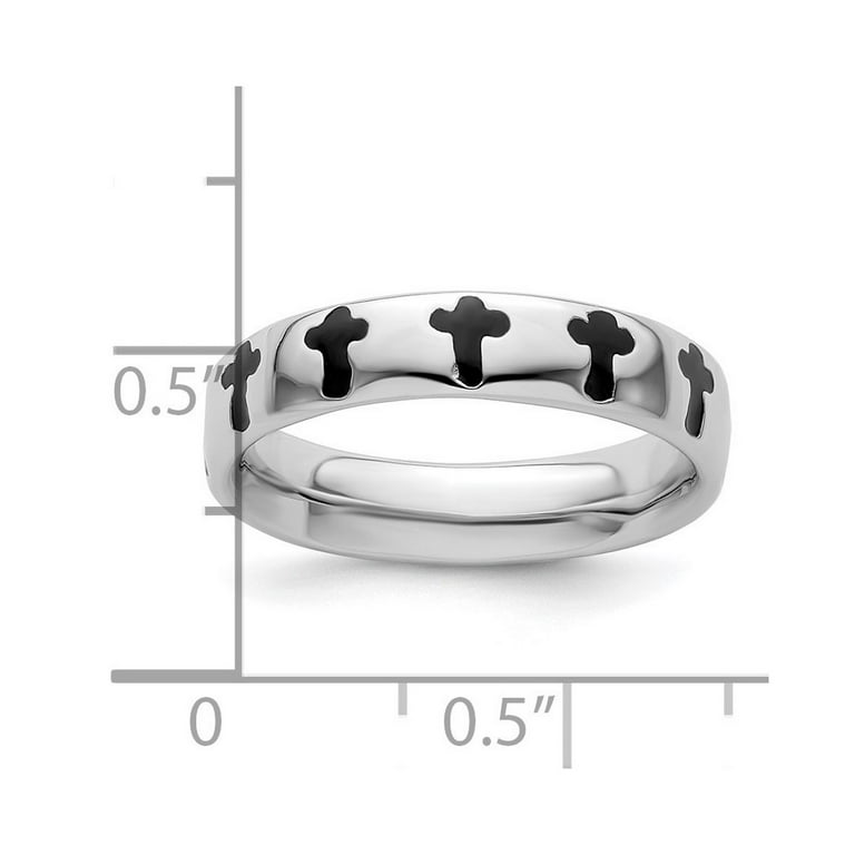 Sterling Silver Stackable Expressions Citrine Ring - Size 9 Sterling Silver Stackable Expressions Citrine Ring - Size 9