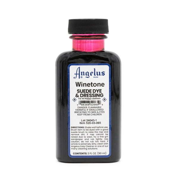 Tinte Angelus Winetone Líquido para Gamuza 90ml para Cuero