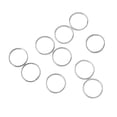 thumbnail image 1 of 10 piezas de aro llavero de acero inoxidable 316 Perfecl con cadena conectores, 1 of 6