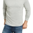 thumbnail image 3 of Club Room Men's Solid Mock Neck Shirts, Grey Heather, Medium, 3 of 3