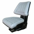 thumbnail image 2 of Grey Tractor Suspension Seat Fits Ford / New Holland 2000 2310 2600 2810 2910, 2 of 9