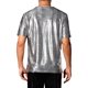 thumbnail image 3 of Camiseta de fiesta disco de manga corta para hombres con estampado animal metálico INSPIRE CHIC XL Plata, 3 of 6