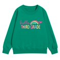 thumbnail image 6 of Generic Girls Back to School Cotton Sweatshirt Kids Crewneck Long Sleeve Third Grade Shirt Light Casual Walk Cute Preppy Pullover Top, 6 of 8
